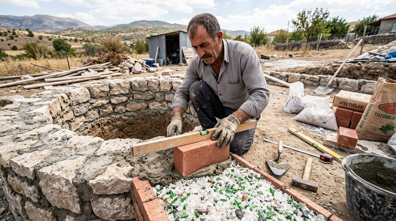 Kaya Tuzu ve Cam Yalıtım Yatağı