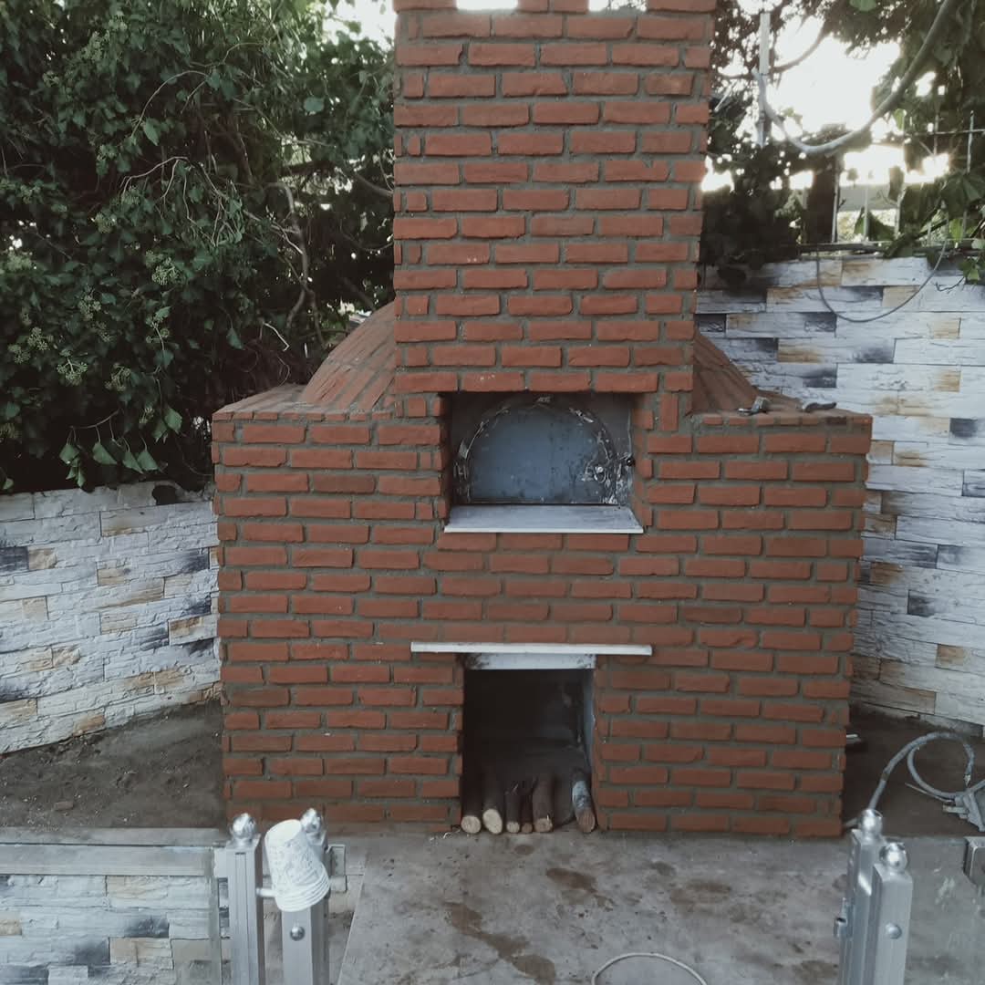 Doğal Taş Kaplamalı Bahçe Fırını